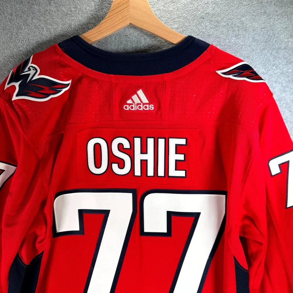 Adidas NHL Jersey Men's‎ 46 Red Washington Capitals T.J. Oshie #77 Pro Player